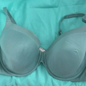 VS sage green underwire bra.  Size 38DD